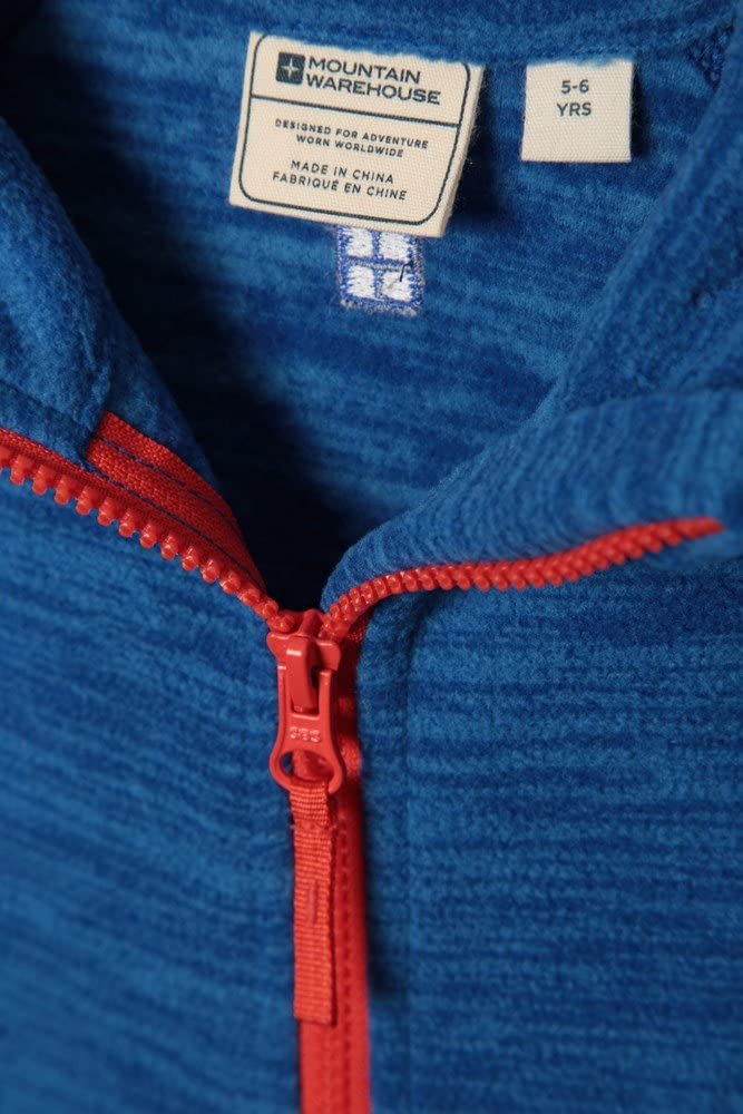 - Mountain Warehouse Snowdonia Kids Fleece Jacket | Soft Touch Sweater -