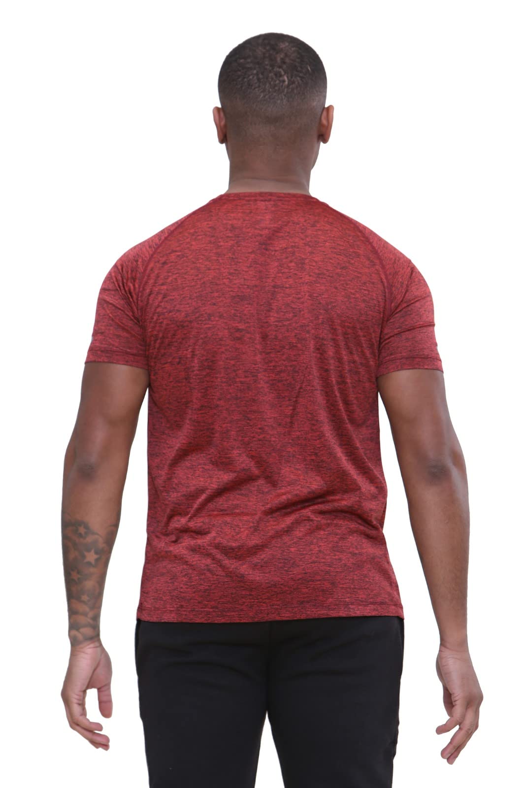 - Pack of 3 Mens Short Sleeve T-Shirts | Workout | Athletic Fit | Moisture Wicking | Fast Drying -