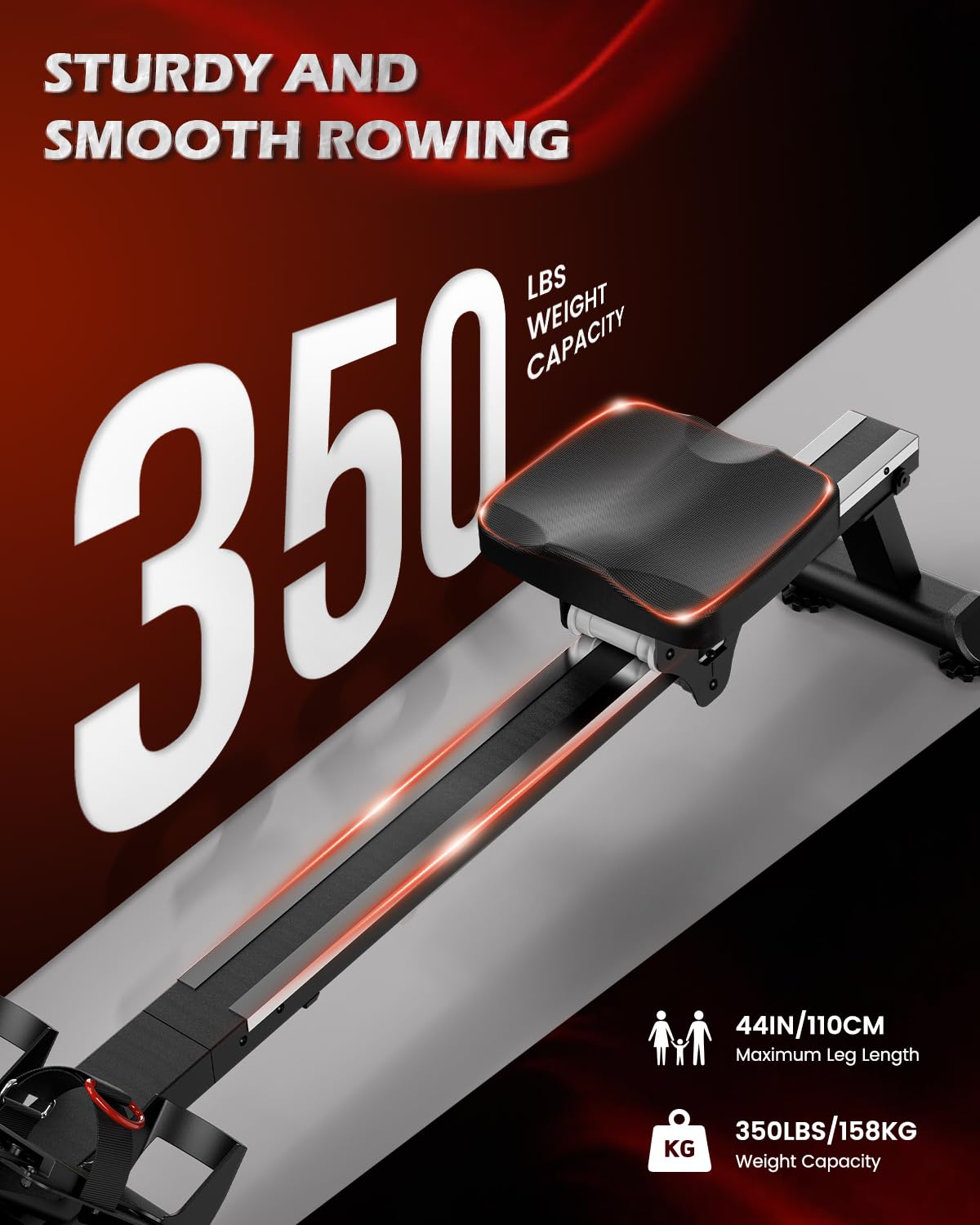 - PASYOU Water Rowing Machine | Foldable Rowing Machine for Home Gym -
