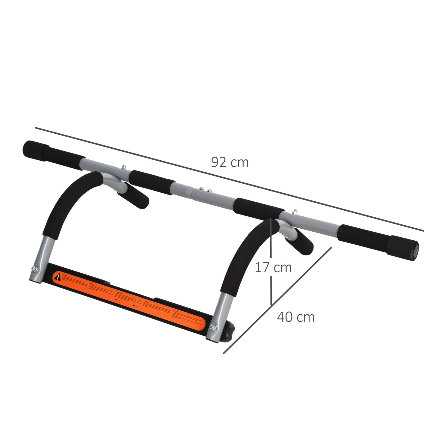 - HOMCOM Pull-Up Bar for Doorway | Home Fitness Door Horizontal Bar -