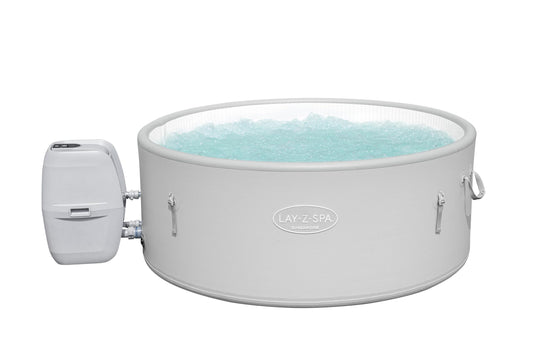 - Lay-Z-Spa Singapore AirJet Plus | AirJet Massage System | Drop Stich Inflatable Spa | FreezeShield | 3-5 Person -