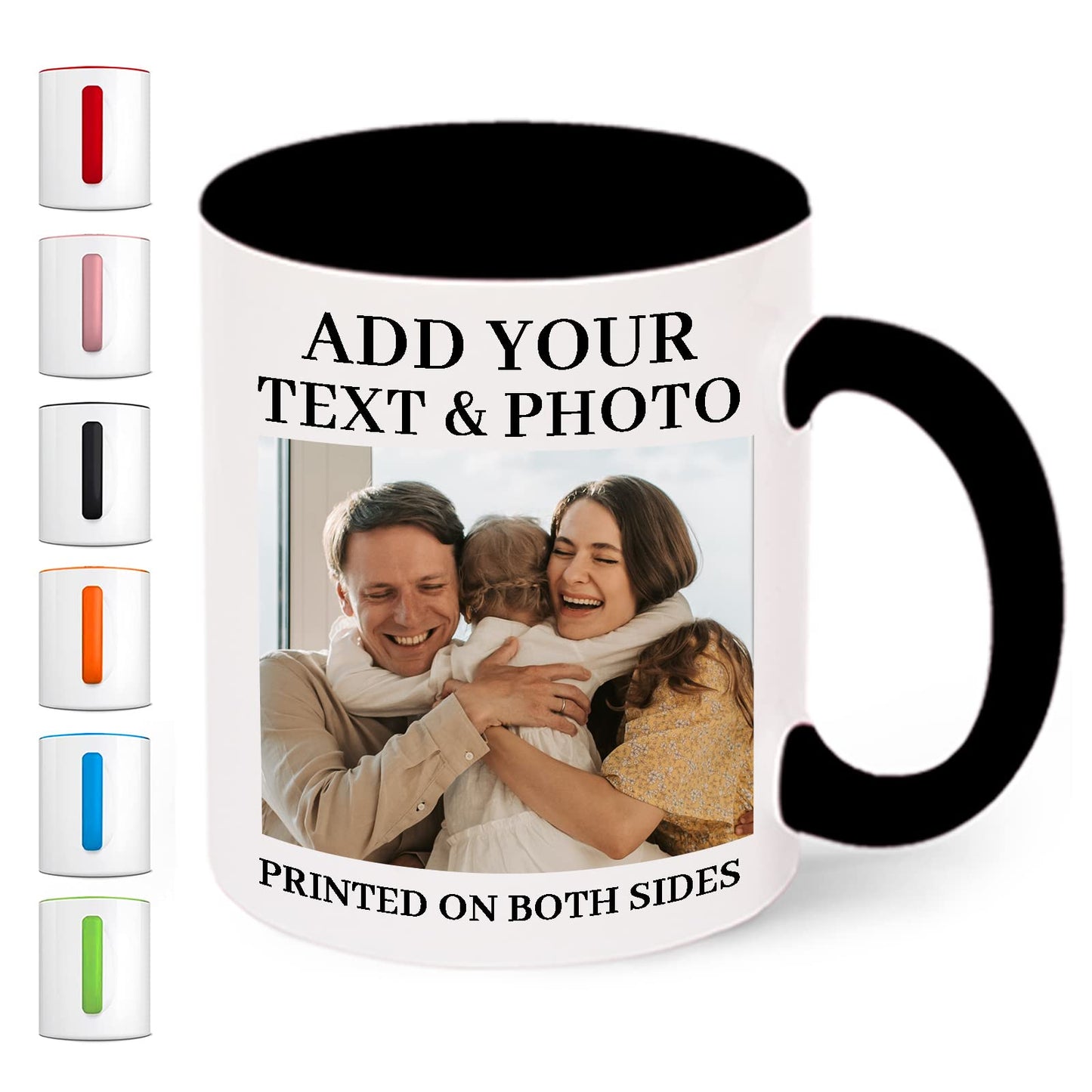 - UNIQUILLING Personalised Mug Print 2 Sides- Personalised Gift for Dad Fathers Day-Custom Mug -