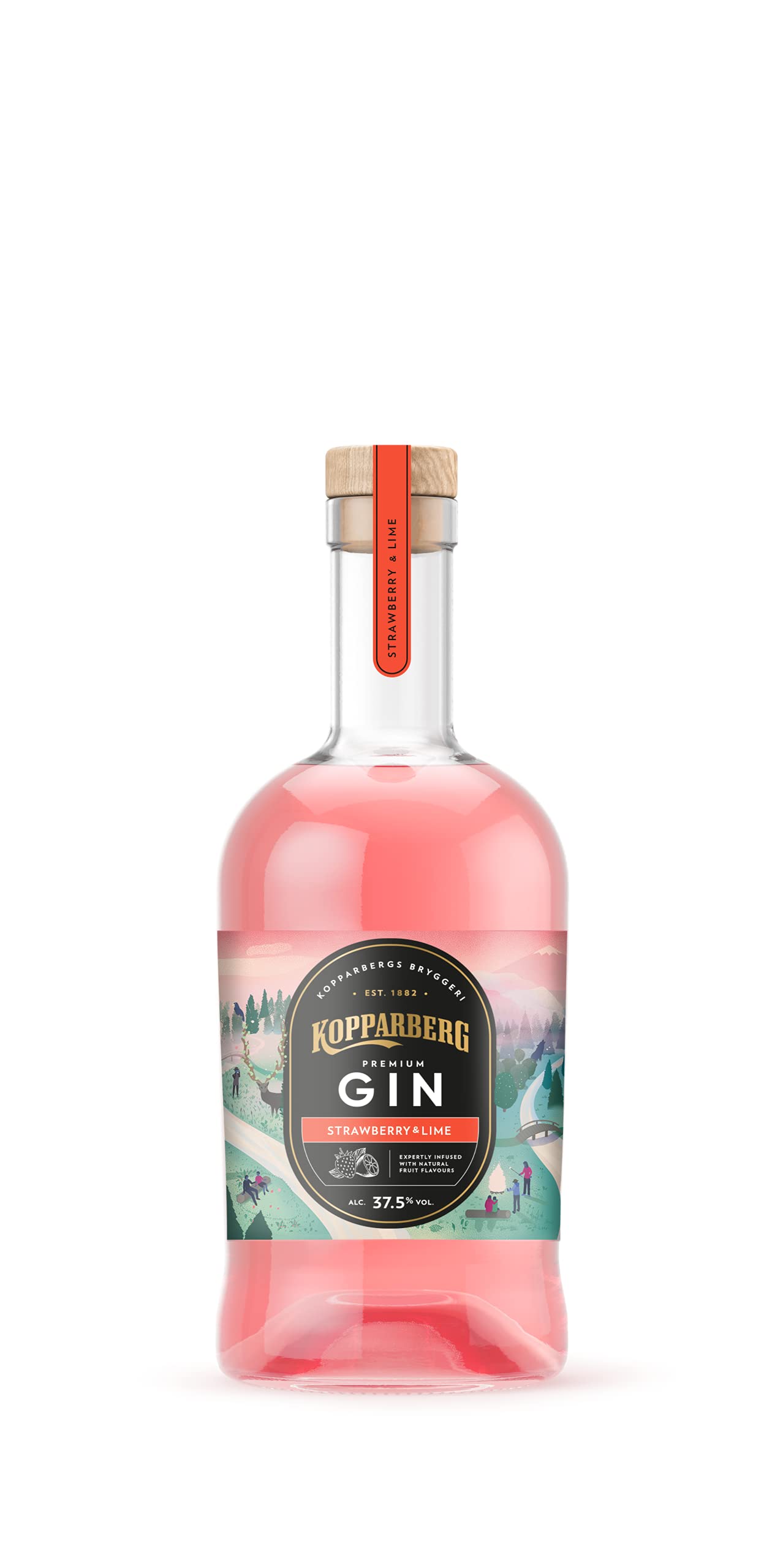 - Kopparberg Gin Strawberry & Lime | 70cl -