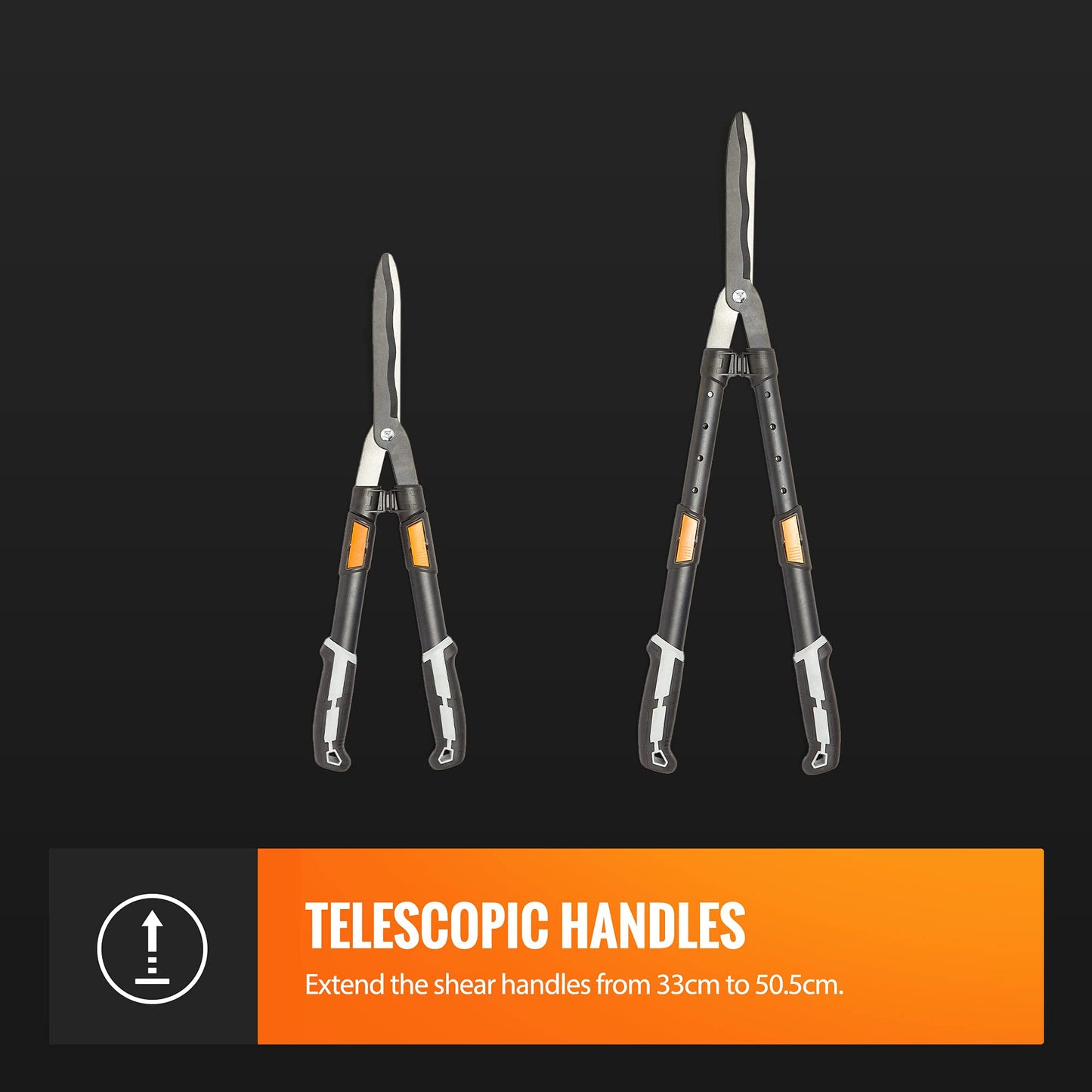 - VonHaus 3Pc Garden Shears Set – Tree Lopper, Hedge Shears, Garden Secateurs/Pruning Shears –