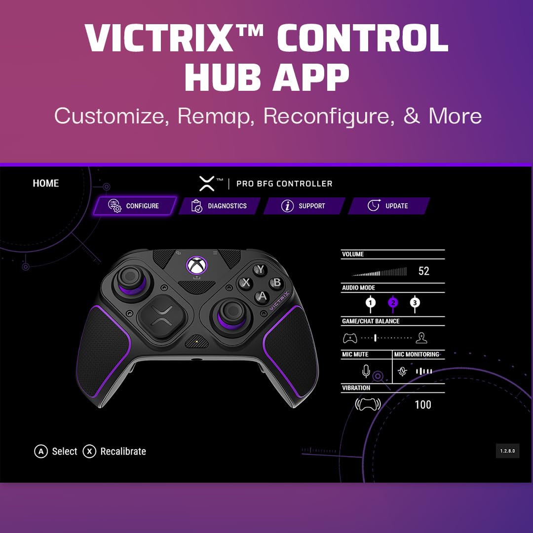 - PDP Victrix Pro BFG Wireless Controller | Black For Xbox -