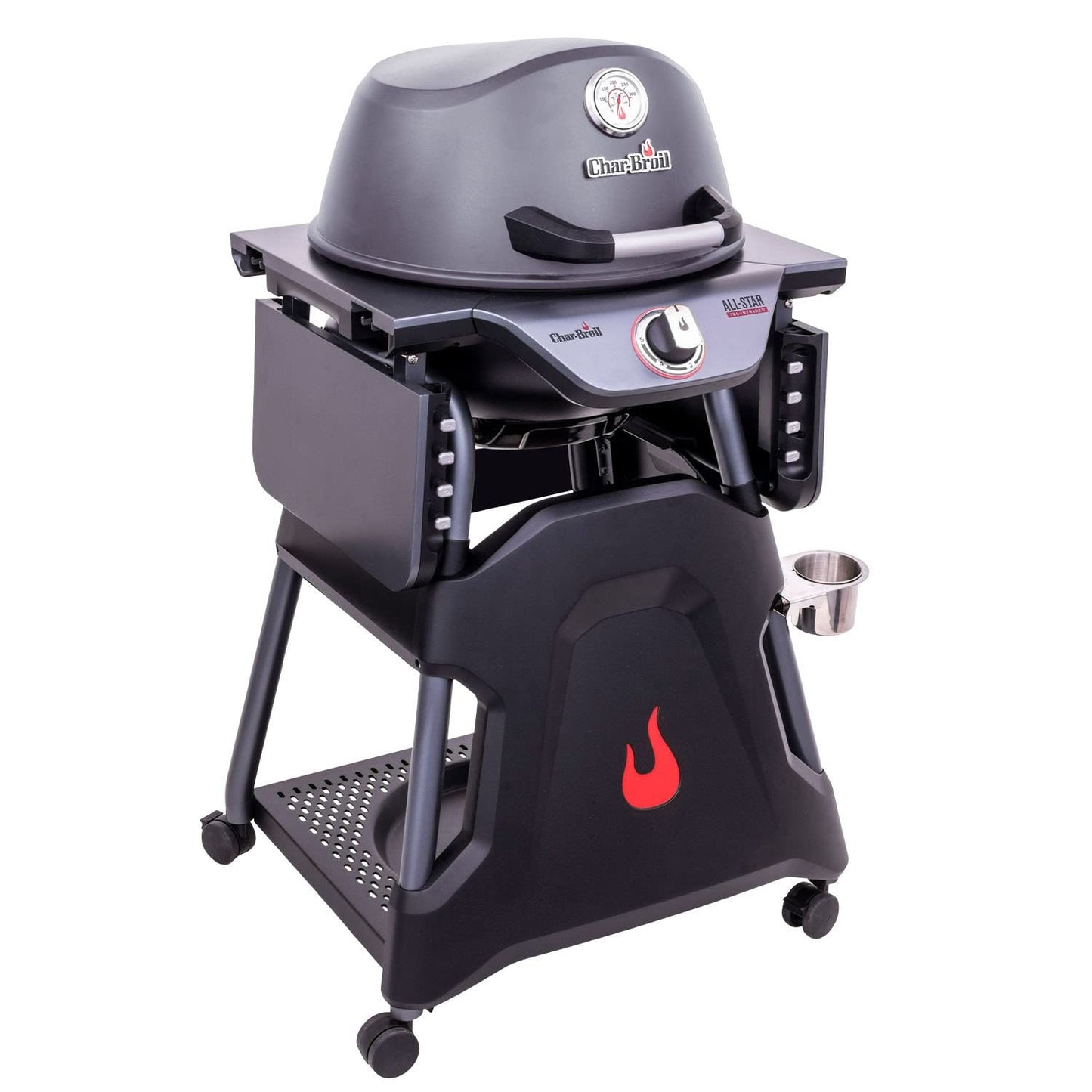 Char-Broil 140 892 - All-star 125 Electric Barbecue Grill, Black/Aluminum