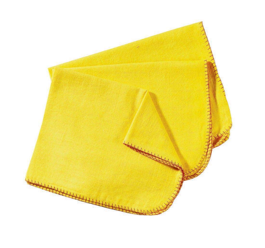 - 10 Pack of Heavy Duty Yellow Dusting Dusters / Cleaning Cloths.
