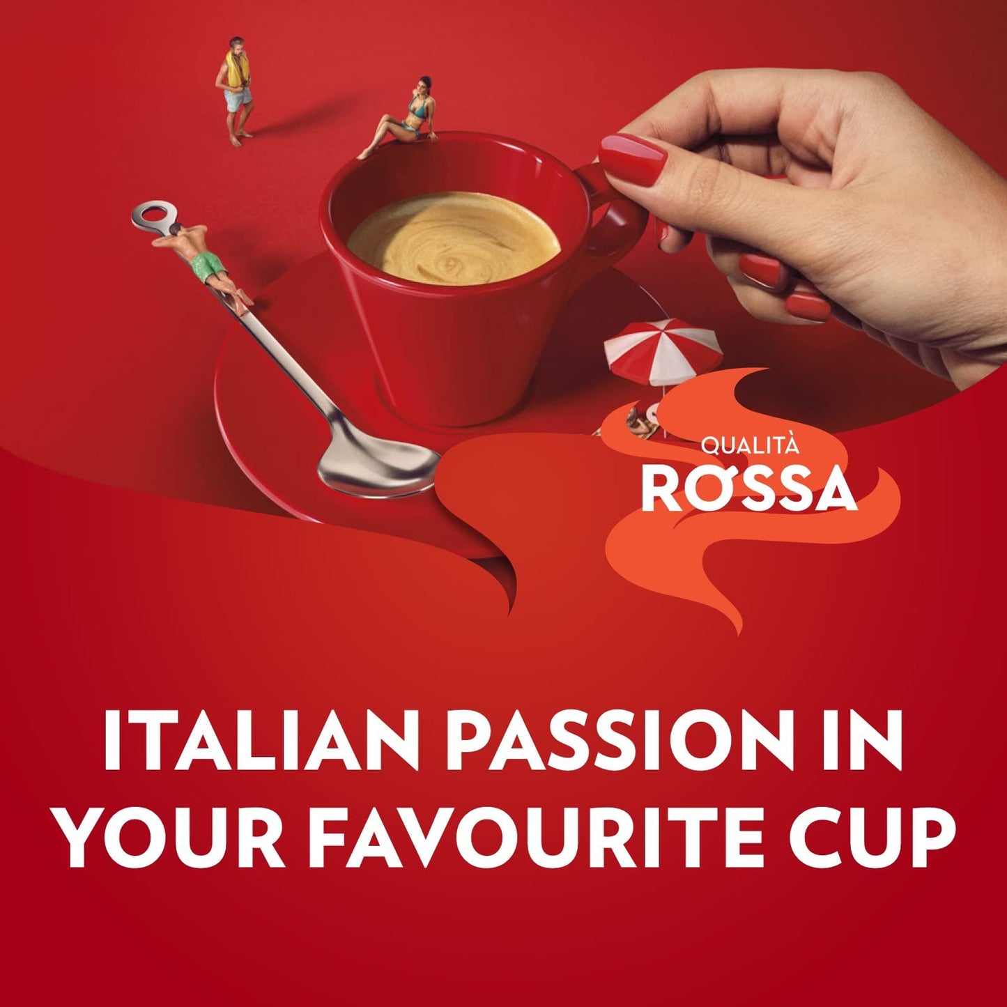 - Lavazza Qualità Rossa | Ground Coffee Espresso | Arabica and Robusta Medium Roast 500 g Pack -