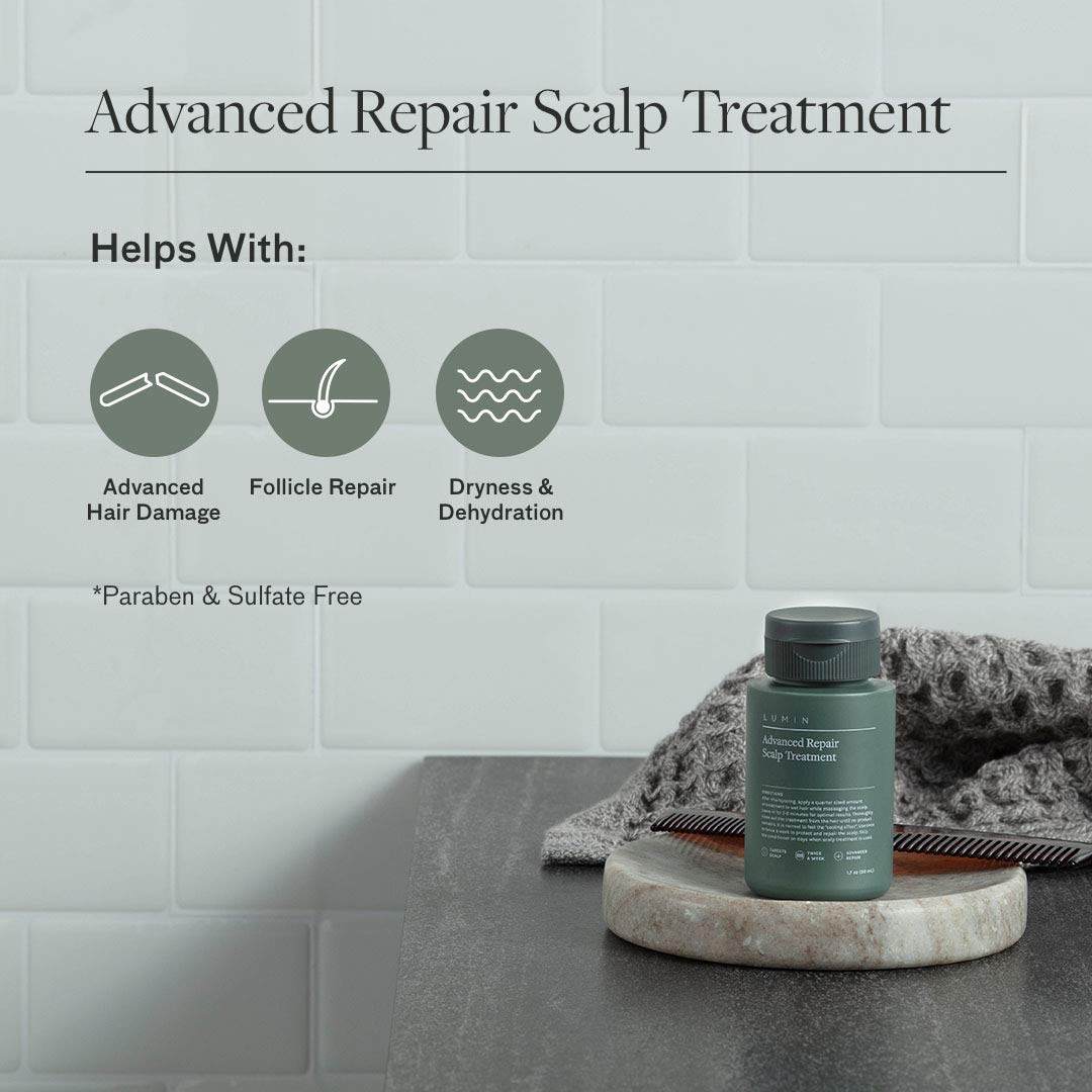 - Lumin Men's - Scalp Recovery Set | Haircare Recovery Shampoo -