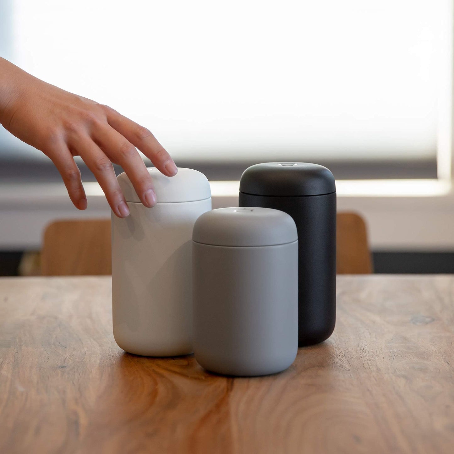 - Fellow Carter Move Travel Mug | Wide Mouth Vacuum | Insulated Stainless Steel Coffee and Tea Tumbler with Ceramic Interior -