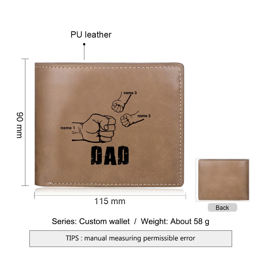 - Jeweidea Personalised Wallets | Photo Wallet with Engaved Name -