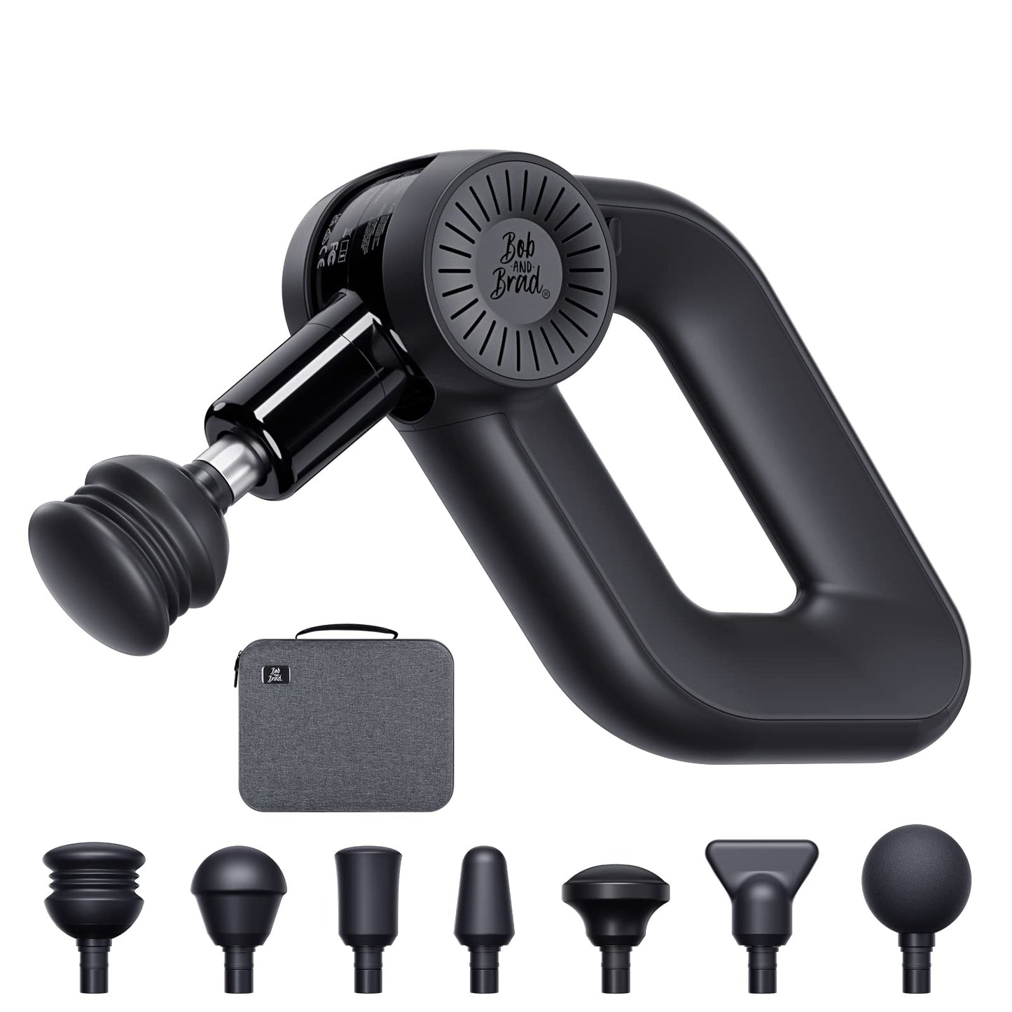 Bob and Brad D6 Pro Massage Gun with 16mm Amplitude, Massage Gun Deep Tissue Percussion Muscle Massage Gun, Quiet Handheld Electric Massager for Neck and Back Pain Relief, Great Gifts