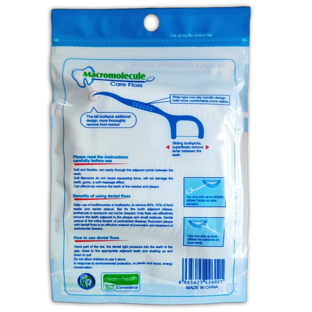 - HouChanges Floss Sticks Dental Floss Picks Complete Clean -