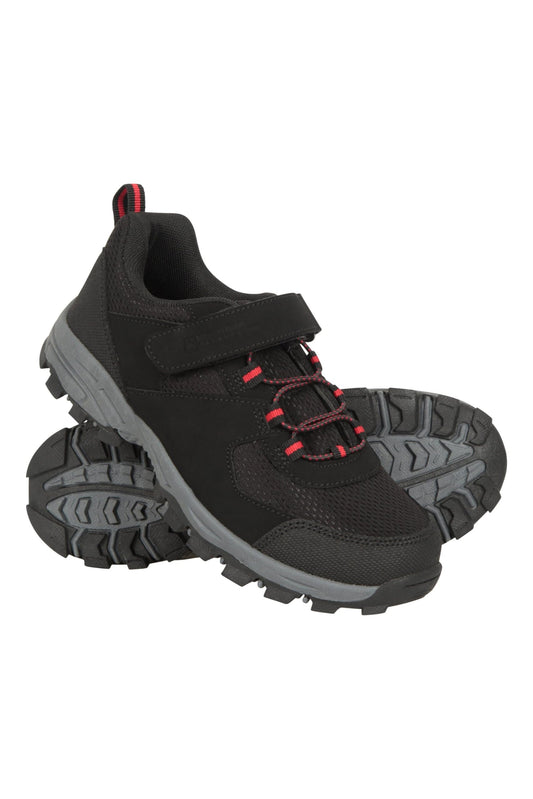 - Mountain Warehouse McLeod Kids Outdoor Walking Shoes | Water-Resistant Quick Dry & Breathable -