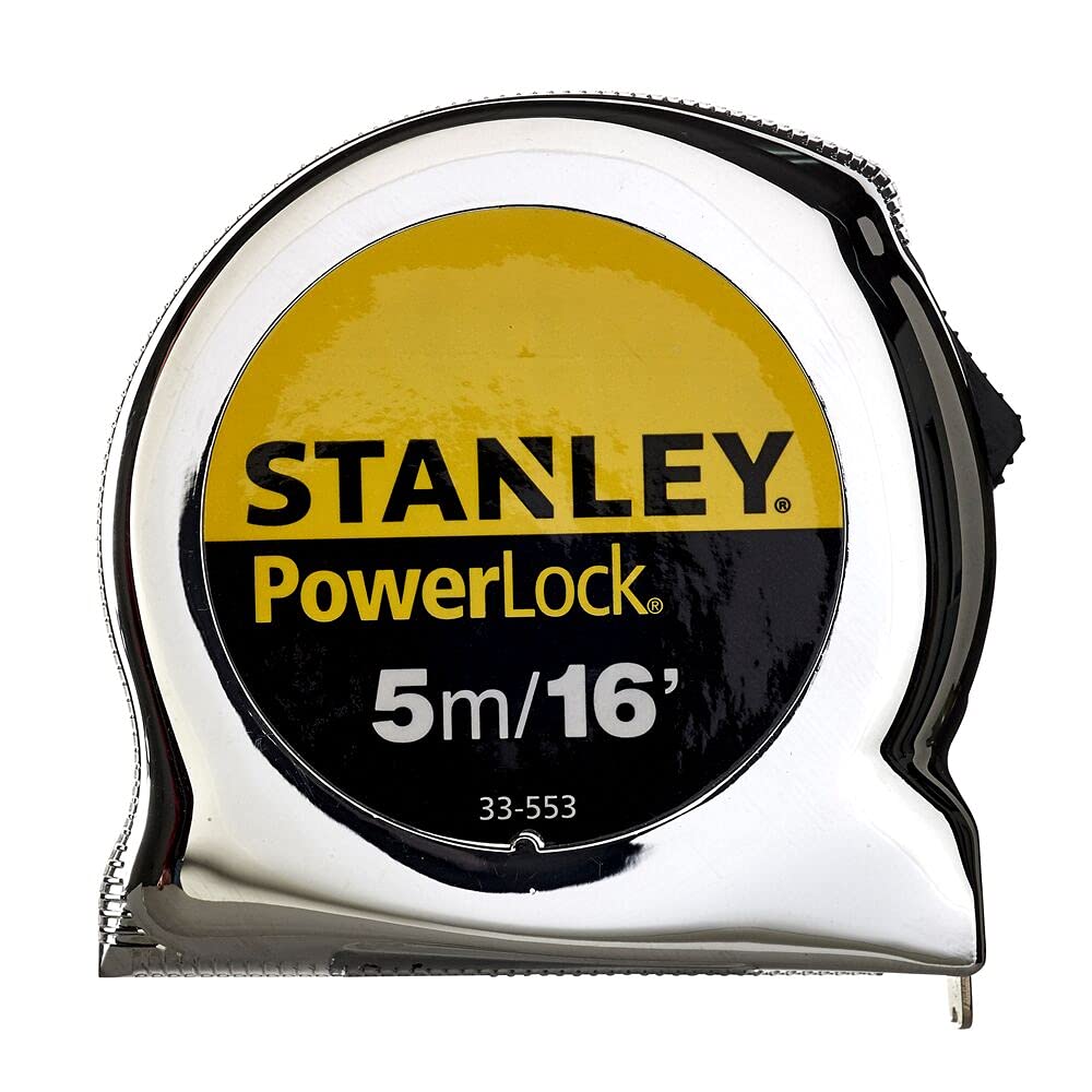 - Stanley | Metric/Imperial Tape Measure | Powerlock with 19mm Blade | 5m/16' -