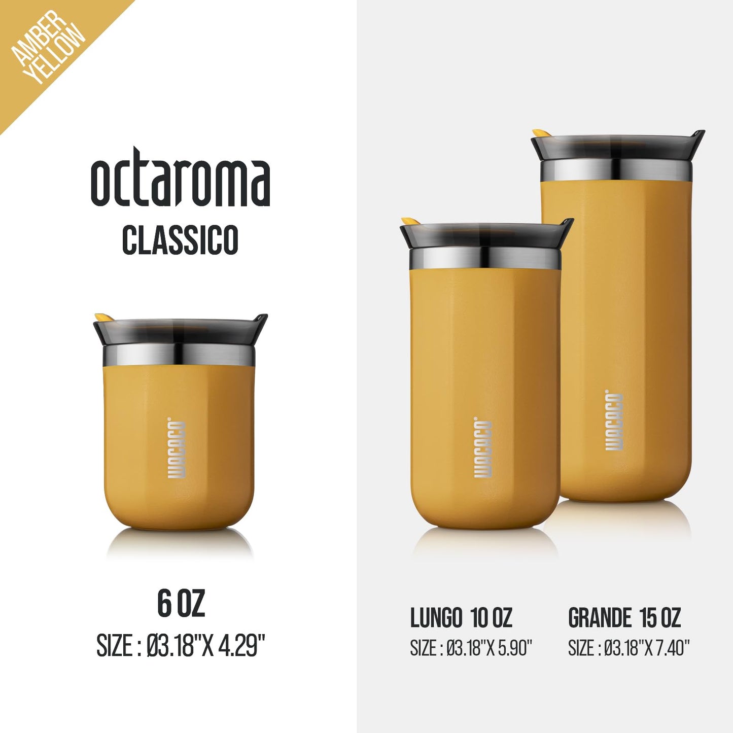 - WACACO Octaroma Classico Vacuum Insulated Coffee Mug
