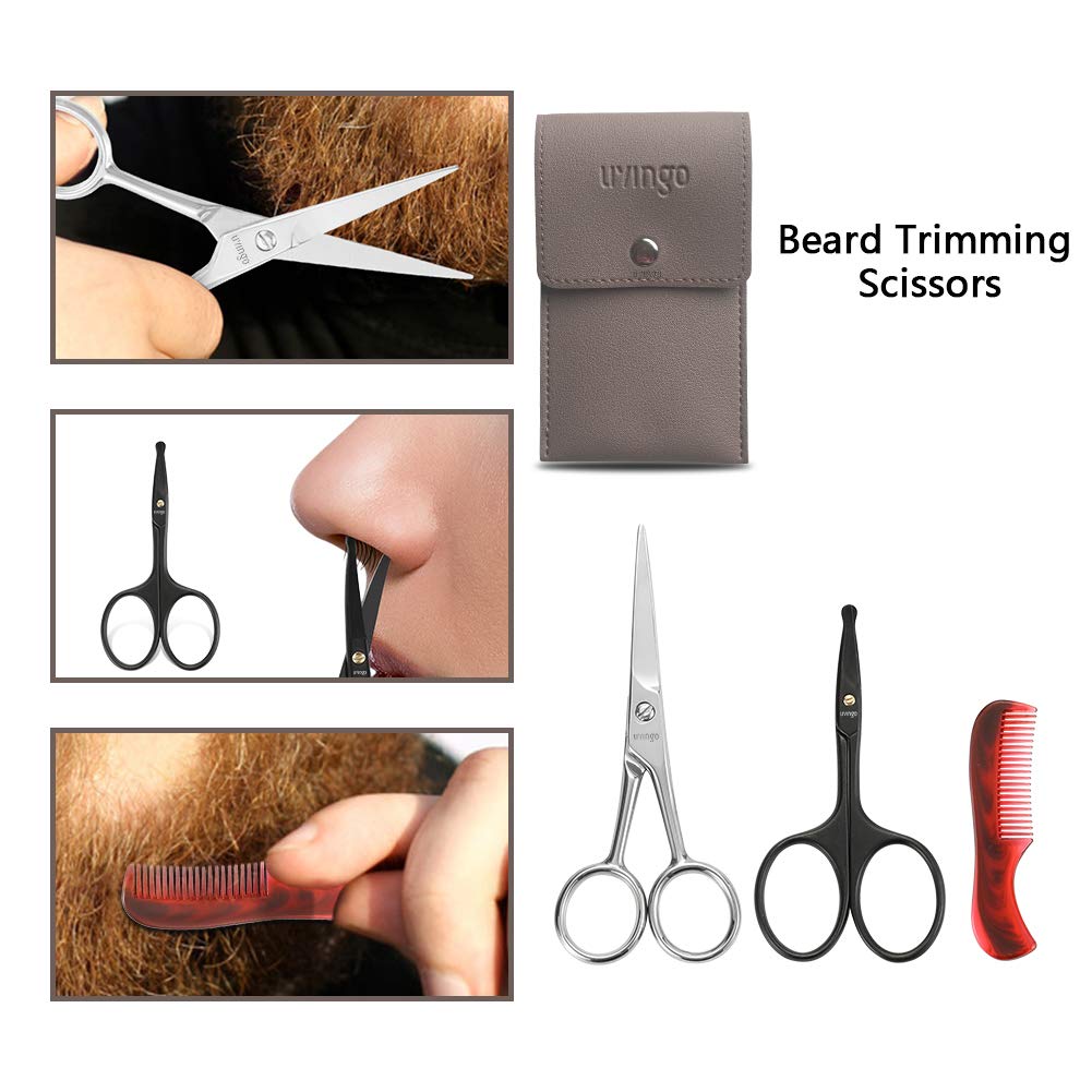 - LIVINGO Beard & Mustache Scissors for Men | Professional -