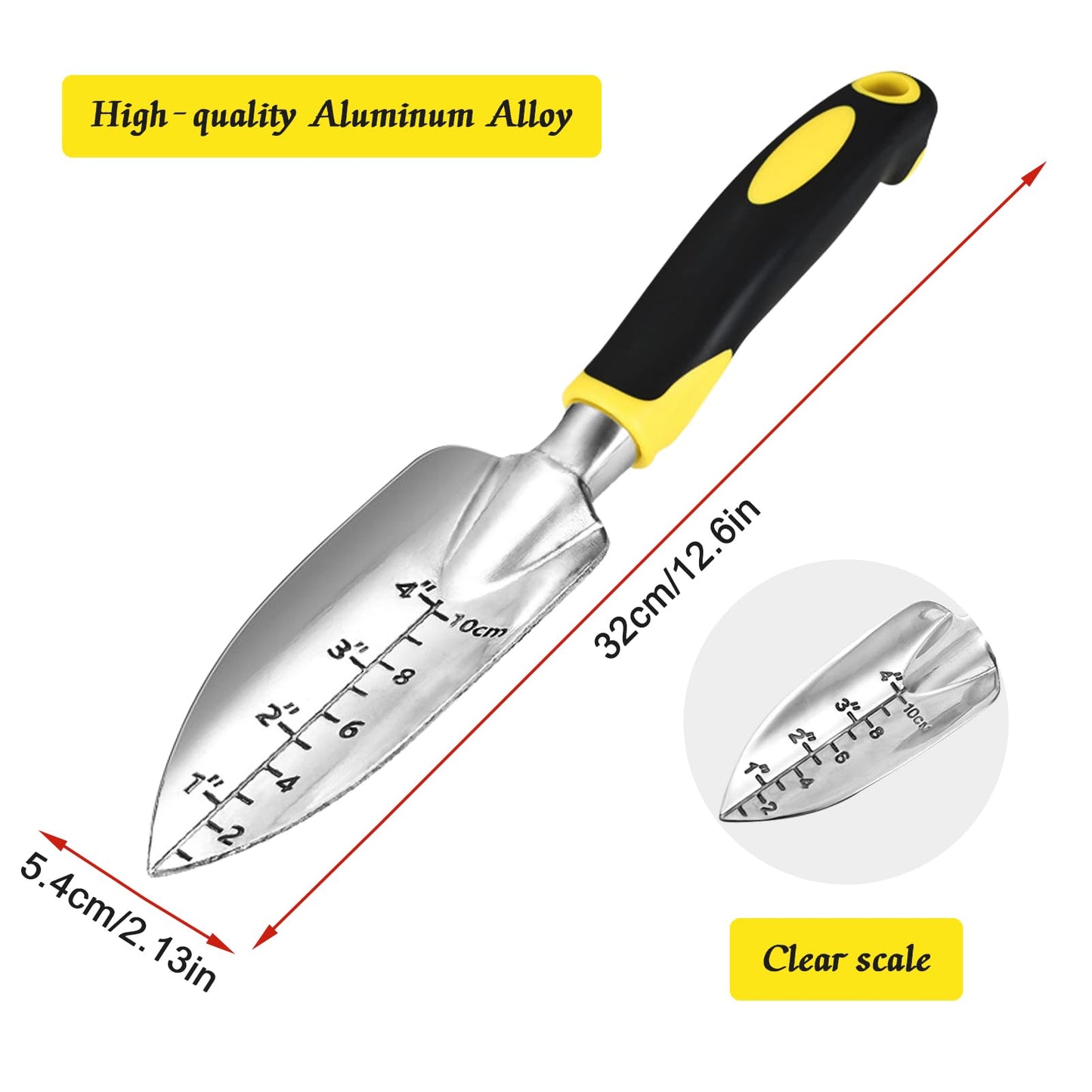 - Garden Tool Set 3 Piece Aluminum Gardening Tools Kit -