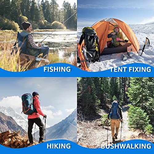 - Overmont Walking Poles | 2 Pack Collapsible Aluminum Walking Sticks -