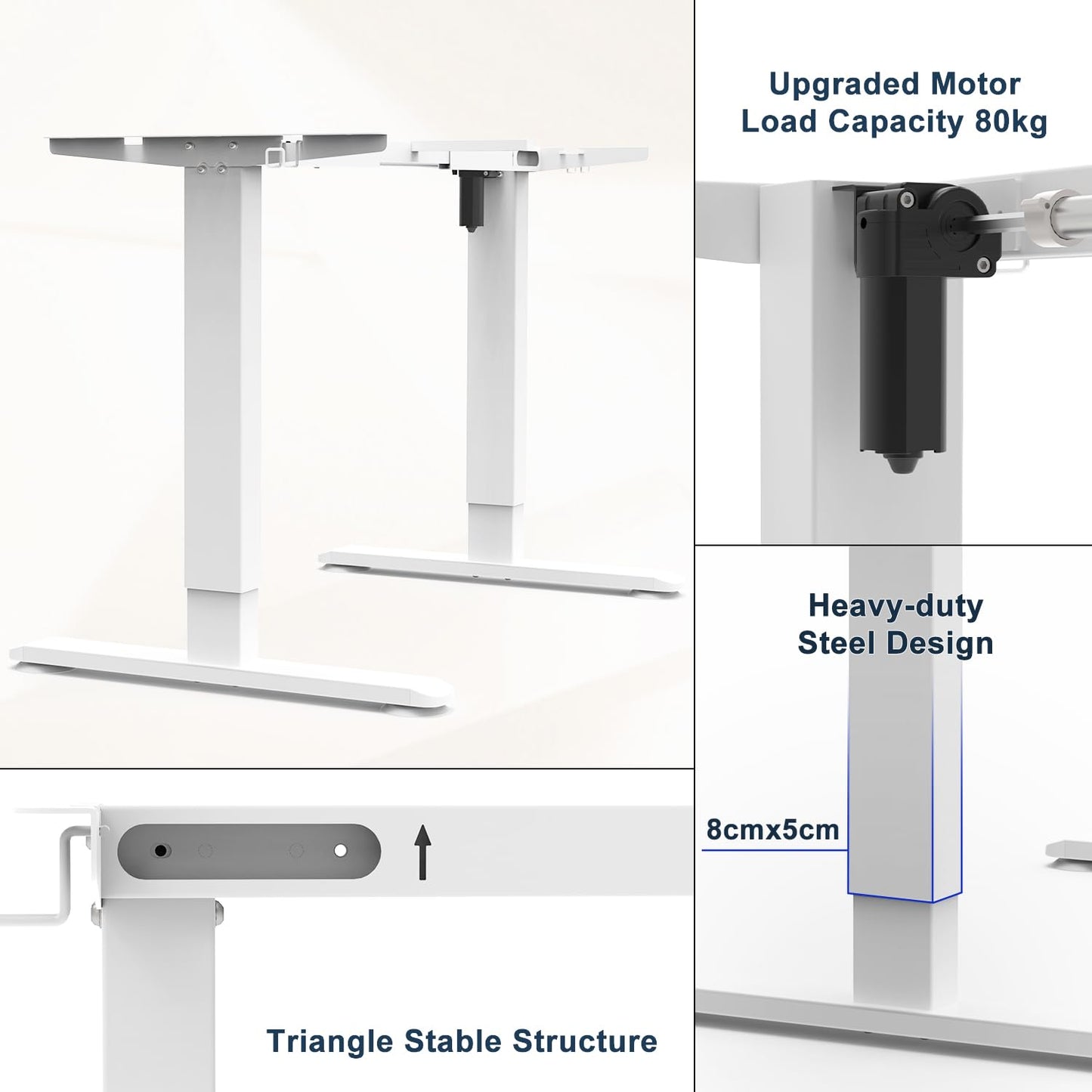 - Homall Electric Standing Desk | 140x70cm | Height Adjustable Desk | USB Charging -