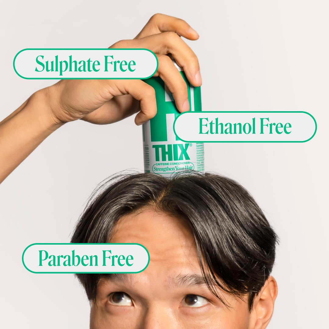 - THIX Caffeine Conditioner | Hair Growth, Biotin Infused | Vegan, Proteins and Vitamins -