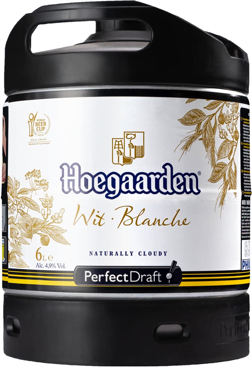 - PerfectDraft Hoegaarden Belgian Beer | 1 x 6 litre Keg for Philips Machine -