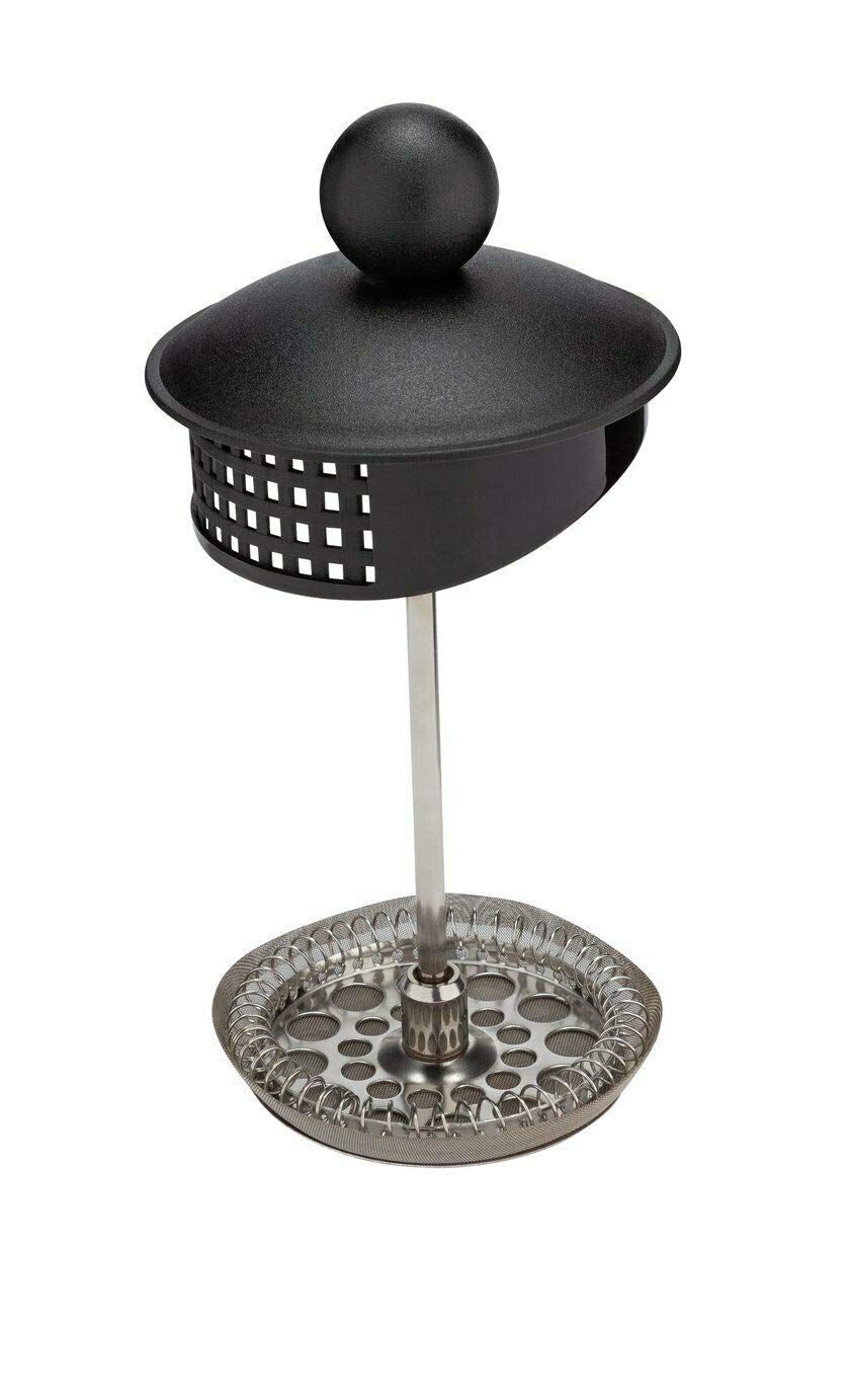 Apollo Black Coffee Plunger / 350ml Jug - 2 Cup/Caffettiera French Filter Press/Tempered Glass