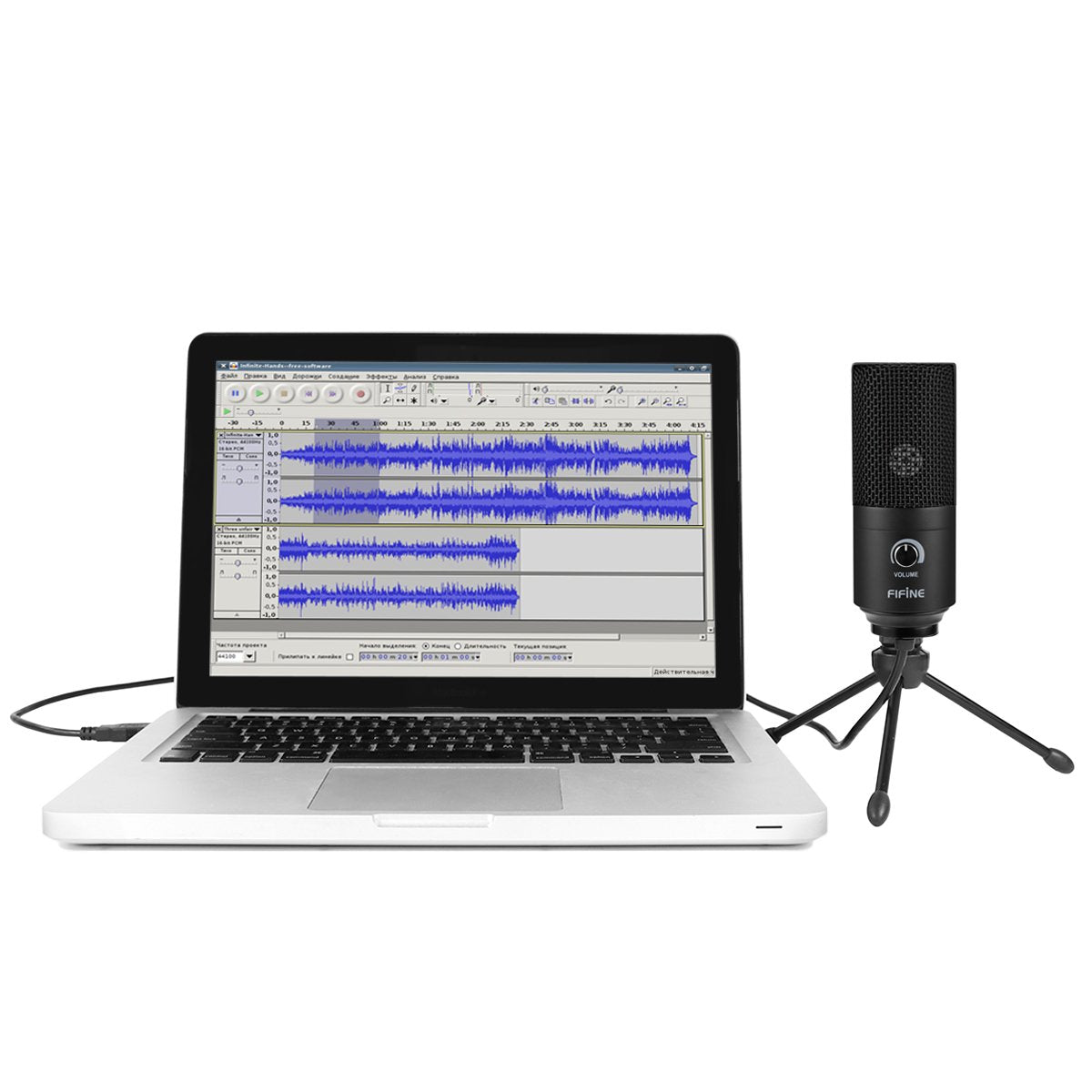- FIFINE USB Microphone | Metal Condenser Recording Microphone -