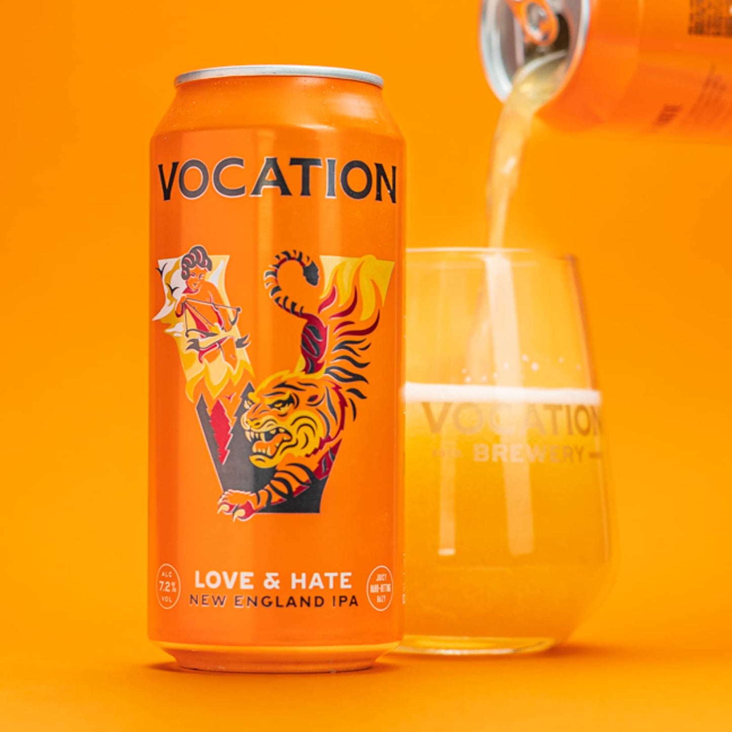 - Vocation Brewery | Love & Hate 7.2% New England IPA | 12 x 440 ml | Juicy Craft Beer -