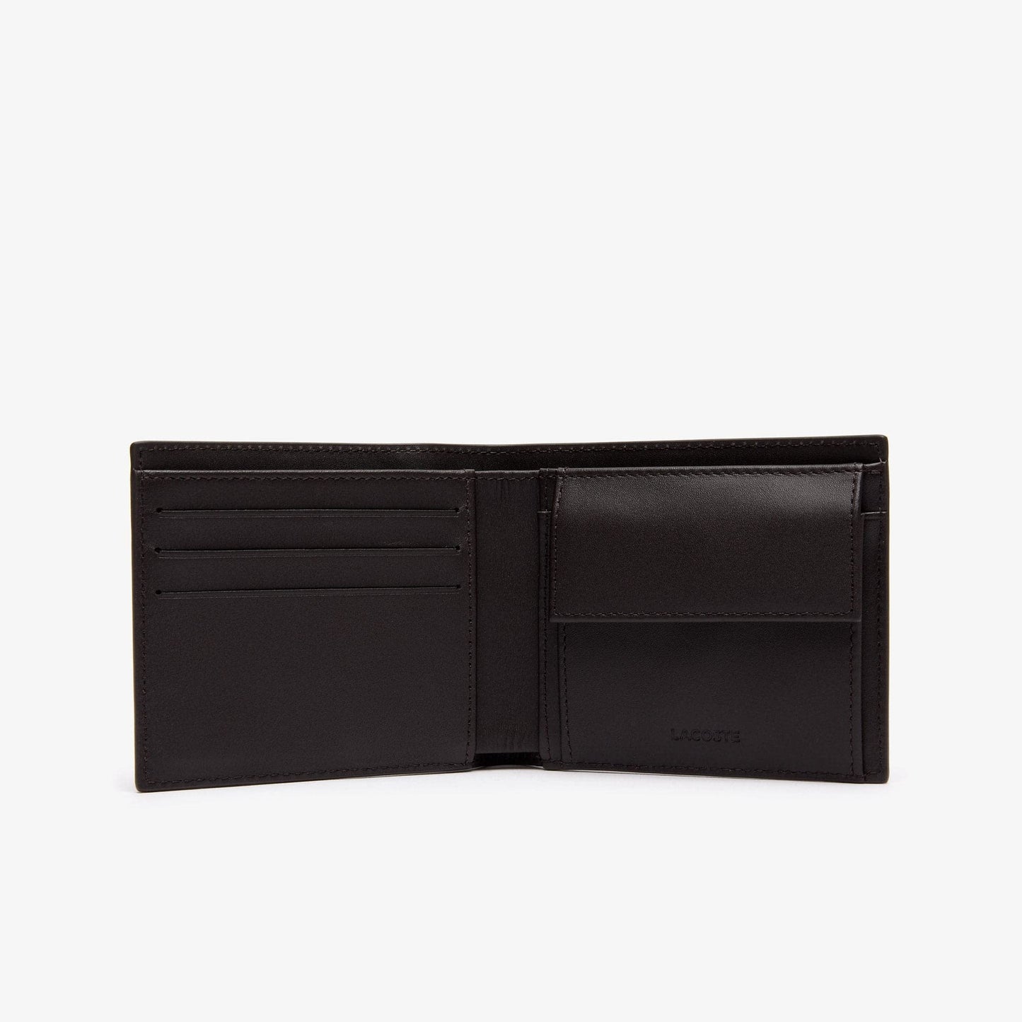 - Lacoste Men's Wallet Fg Dark Brown -
