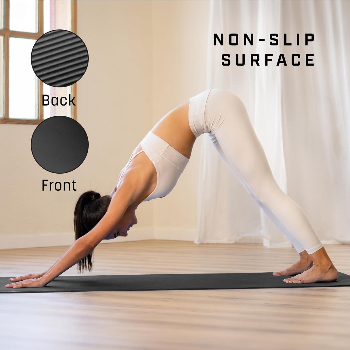 - Yoga Mat by KG Physio | 8mm Thick Yoga Mats for Women and Men | Foam Exercise Mats | Thick Non Slip Gym Mats Pilates Mat for Home Workout at Home Fitness | Foam Mats Thick Yoga Mat Strap Included