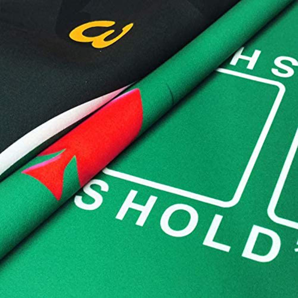 - Prevessel Playing Cards Poker Mat | Portable Rubber Table Top Smooth Surface -