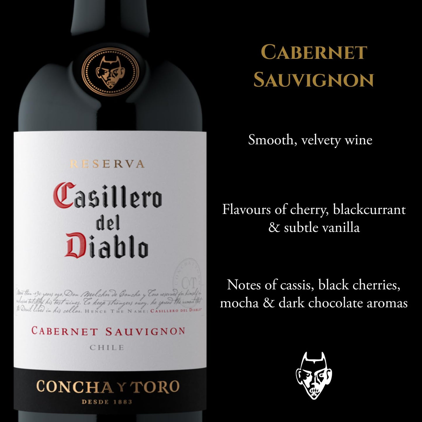 Casillero Del Diablo Cabernet Sauvignon, 750ml