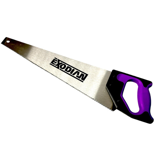 - EXODIAN 22" (600mm) Handsaw | 8tpi 1st Fix Hand Saw (for Wood, Plastic, Gardening) -