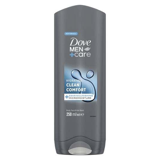 - DOVE MEN + CARE CLEAN COMFORT BODYWASH | 250ML -