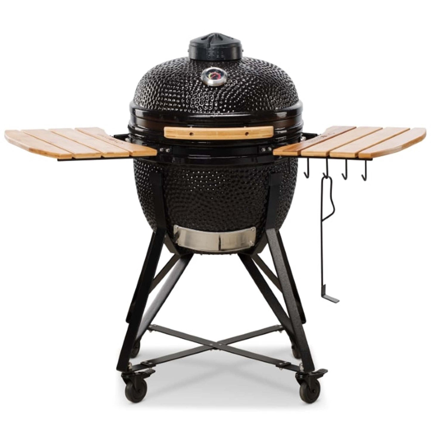 - KAMADO BONO Ceramic BBQ Grill | 20" | Kamado BBQ Charcoal Grill With Dual Zone Grilling System -