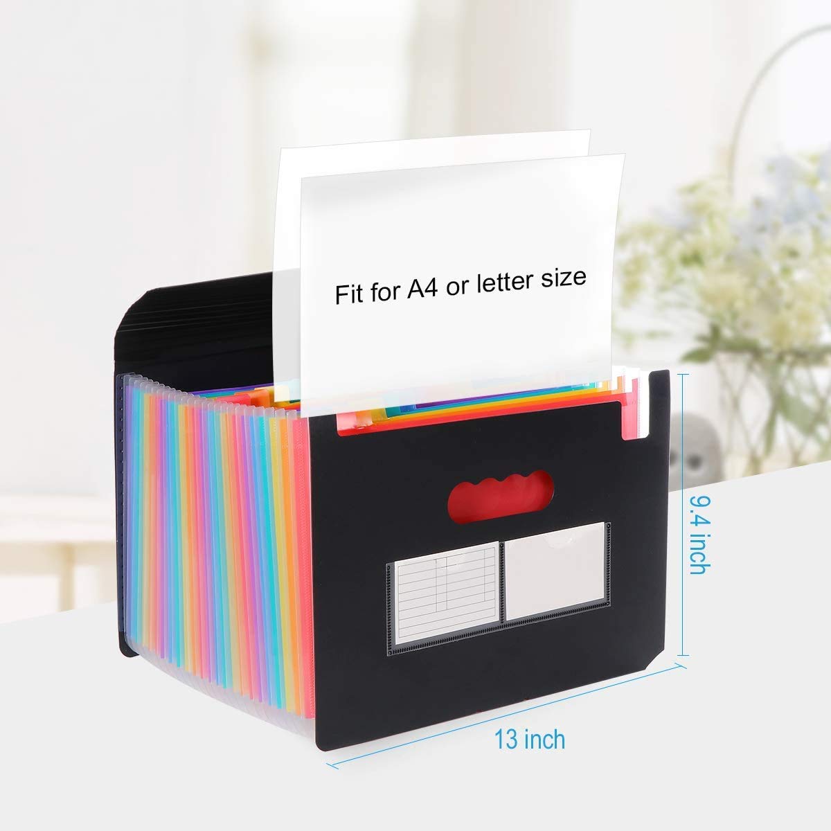 - Expanding File Organisers | 24 Pockets Document Organiser Filing Boxes | Expanding File Folder -