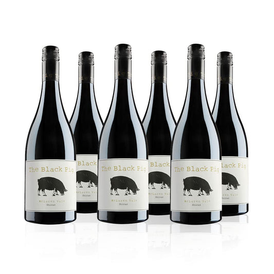 - Virgin Wines - The Black Pig' Australian Shiraz Red Wine Case - 6 Bottles (75cl) -