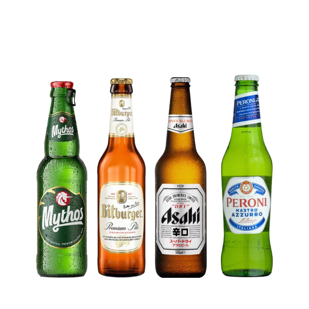 - Round the World Lager Mixed Case Beer Gift Set (12 Pack) | Beer Gifts for Men | Beer Gift Set | Birthday Beer Gift Set -