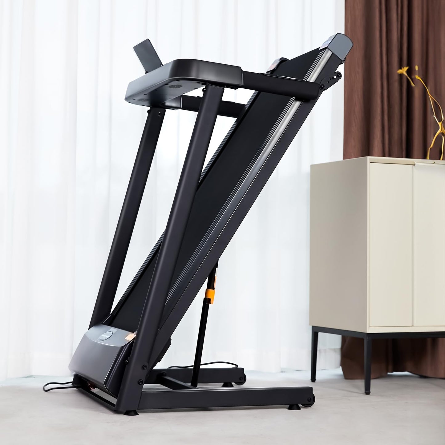 - Motorised Folding Treadmill | 2.0HP Treadmill | Widened Shock Absorption -