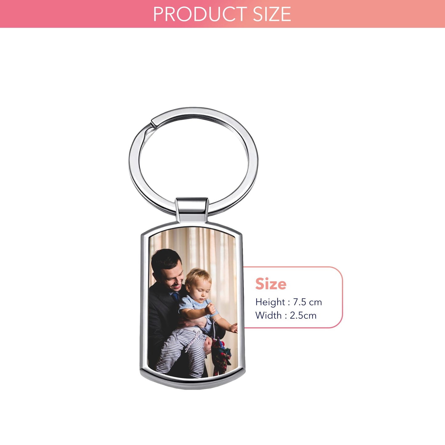 - Print Maniacs | Personalised Photo Keyring -