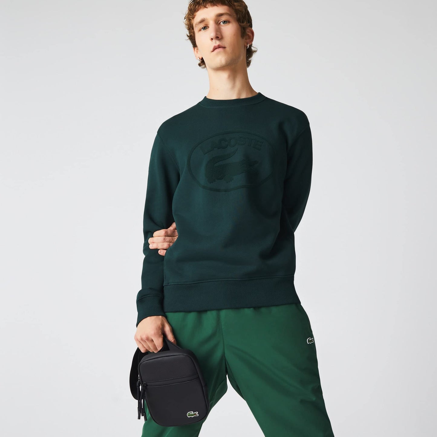 - Lacoste Men's Shoulder Bag | Black -