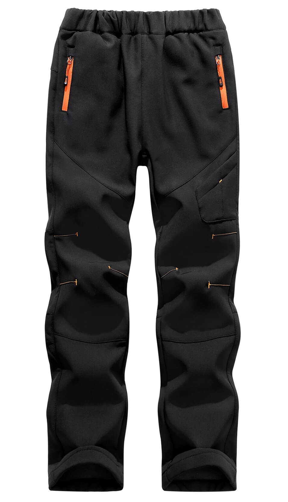 - SEAUR Kids Hiking Trousers | Waterproof Winter Trousers with Zip-up Side Pockets -