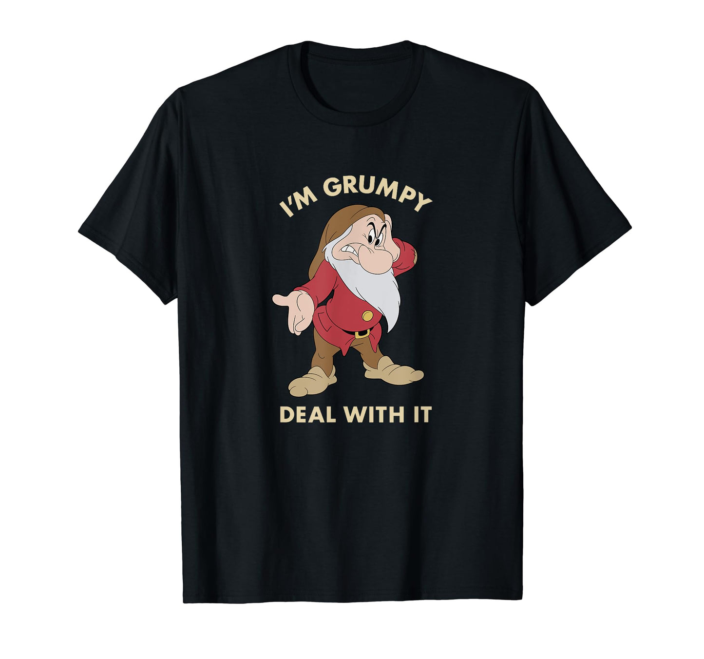 - Disney Snow White Grumpy | 'So Deal With It' T-Shirt -