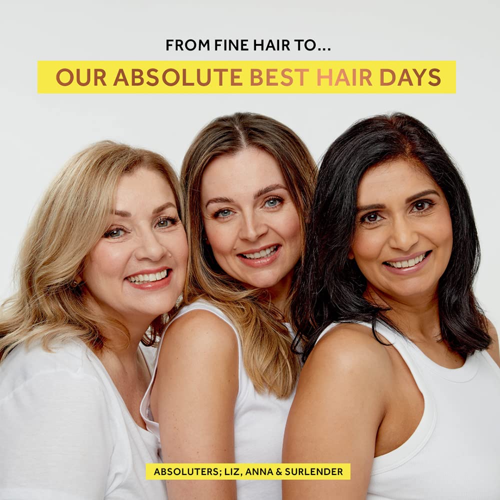 Absolute Collagen - Thickening Collagen Complex Shampoo and Conditioner Set 500ml - For Thin & Fine Hair - Strengthen, Nourish and Volumise - Boost Shine - Fight Signs of Hair Ageing - Paraben Free