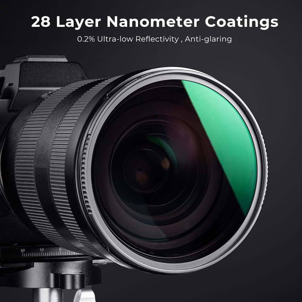- K&F Concept 67mm ND4 | ND8 | ND64 | ND1000 Lens Filter Kit for Camera Lens -