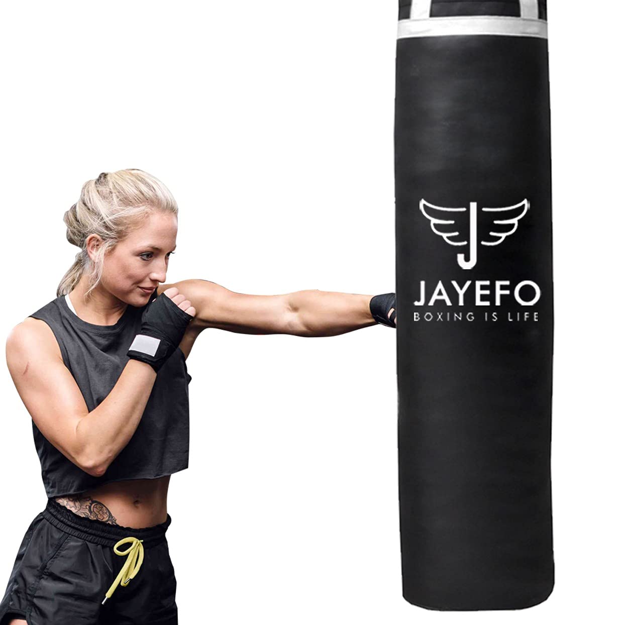 - Jayefo Punch Bag Boxing Training | Hanging Punching Bag | Boxing Bag Bracket for Training at Home & Gym -