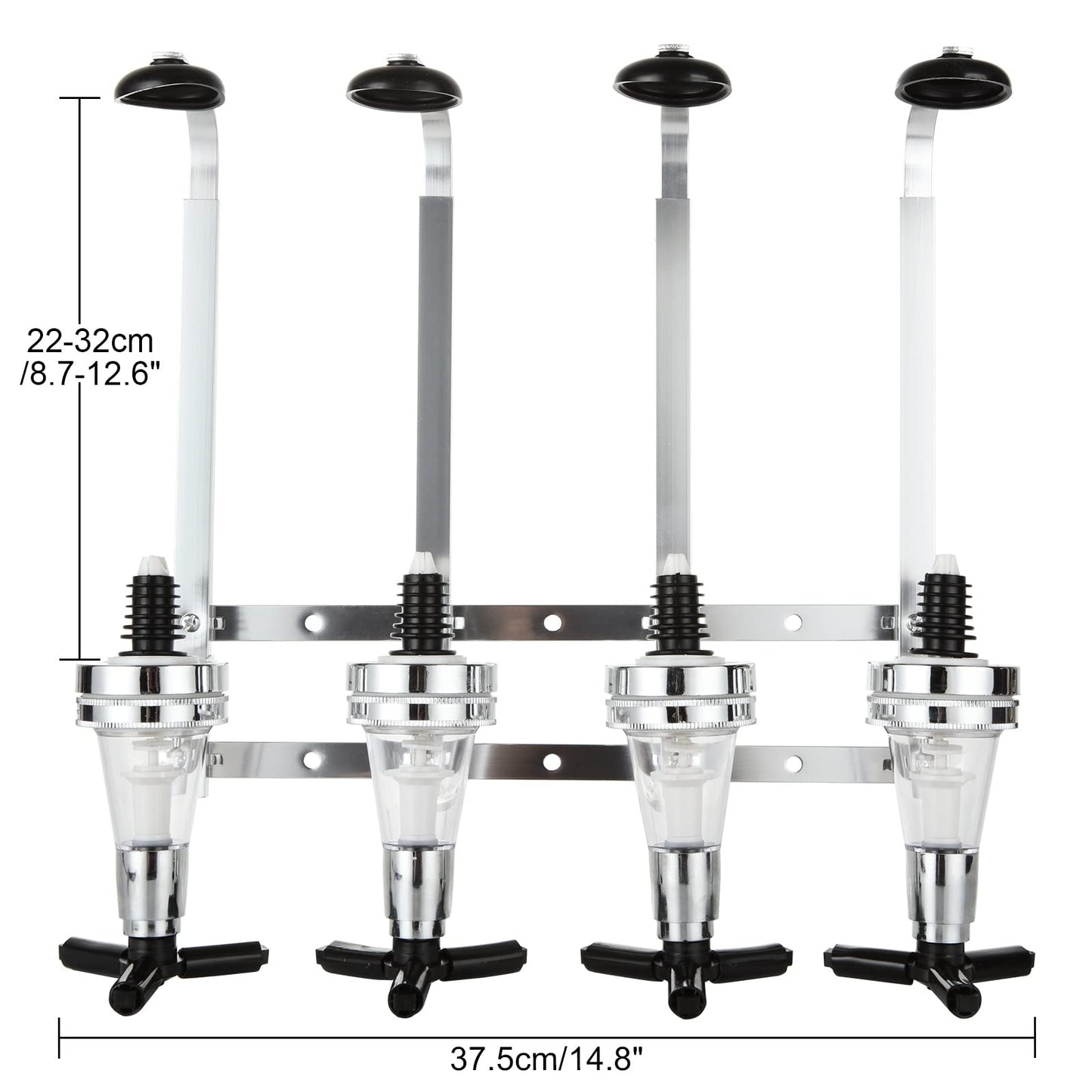 - FWEEK 4 Bottle Optics For Spirits | Bar Butler Wall Mounted Bottle Bracket -