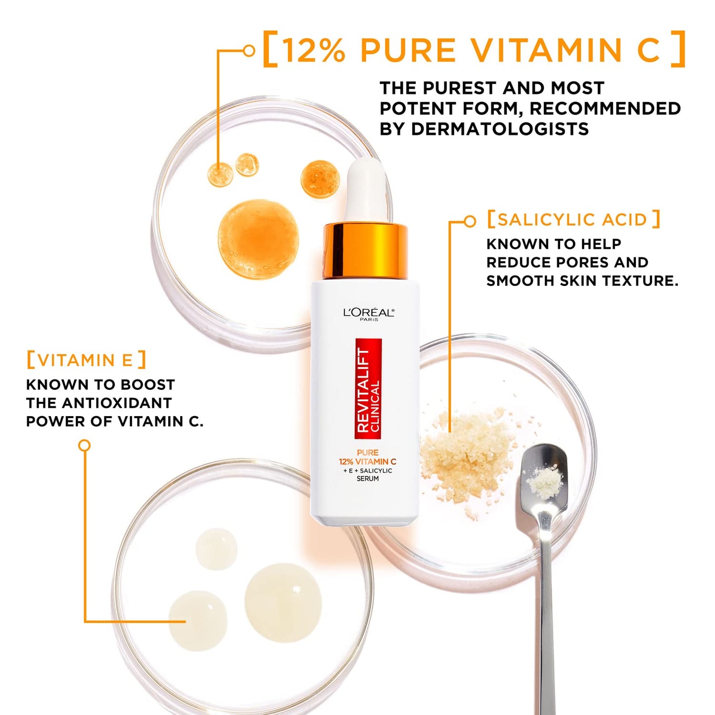 - L'Oréal Paris Revitalift | Pure Vitamin C Brightening Serum -