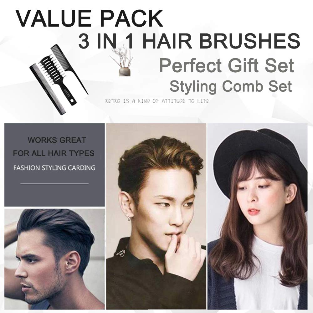 - Hair Comb Professional Men's Hair Brush Great Styling -